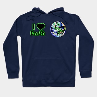 Electric Solar System I Heart Earth Hoodie